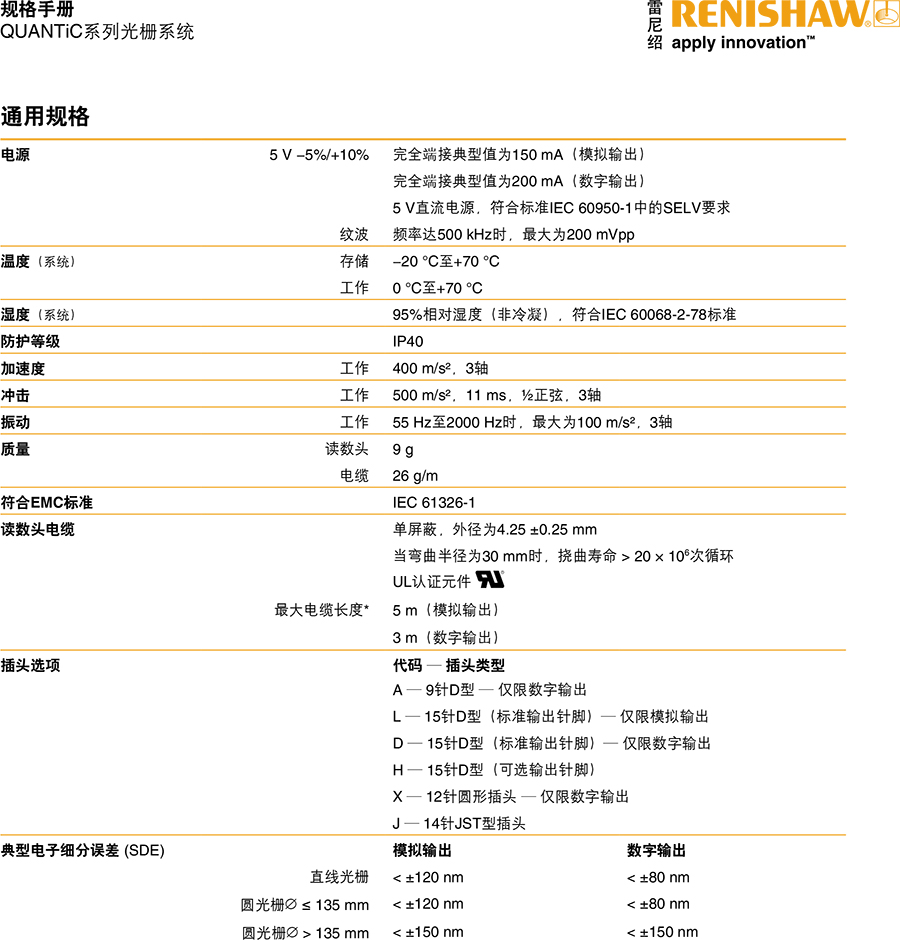 QUANTiC™系列光栅系统