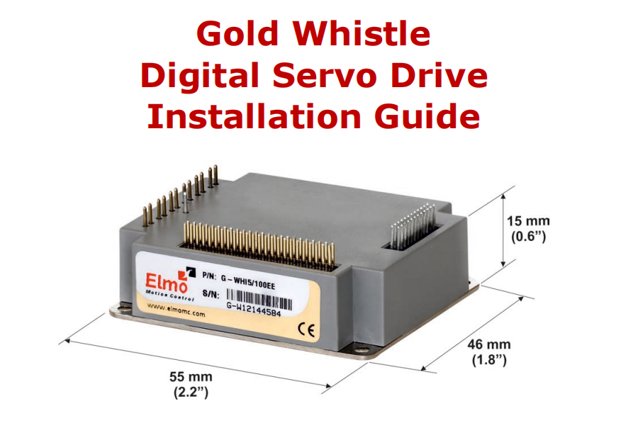 Gold Whistle  PCB 安装式数字伺服驱动器