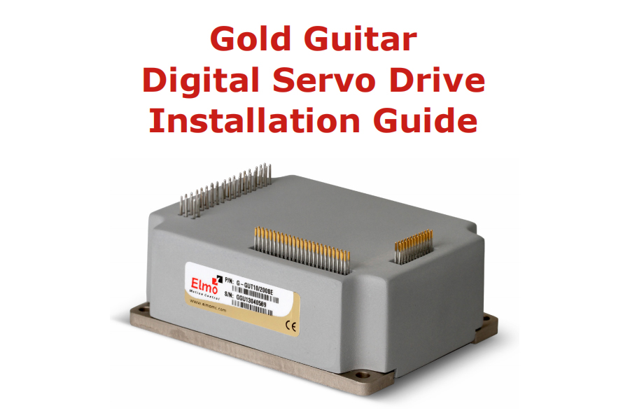 Gold Guitar超紧凑、基于网络的伺服驱动器