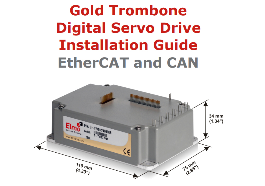 Gold Trombone – Gold Line紧凑、直接连接电源、基于网络的伺服驱动器